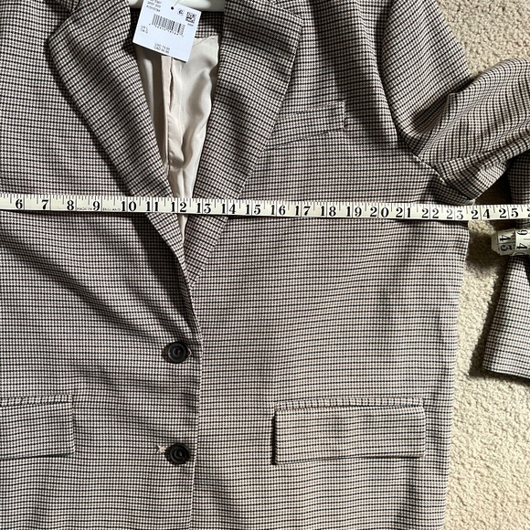 American Eagle blazer size women’s size large beige NWT - Picture 4 of 6